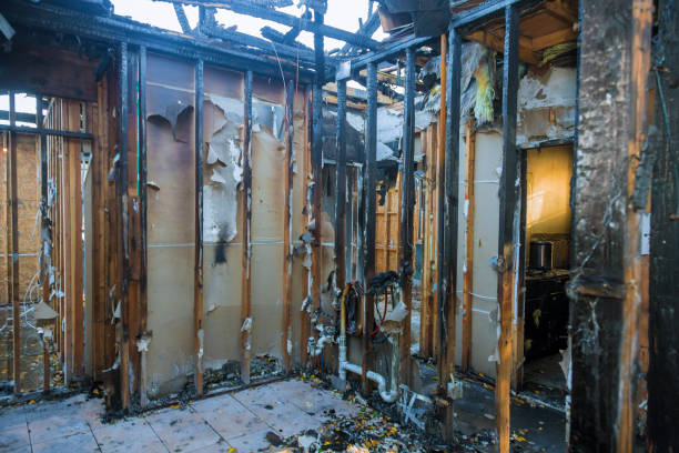 Professional Fire Board Up technician working in Waterford, VA